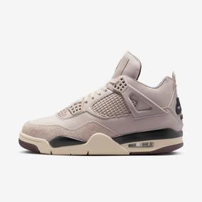 (Women's) Air Jordan 4 Retro x A Ma Maniere 'Phantom / While You Were Sleeping' (2024) FZ4810-200 Air Jordan 4 sneakers with visible air unit