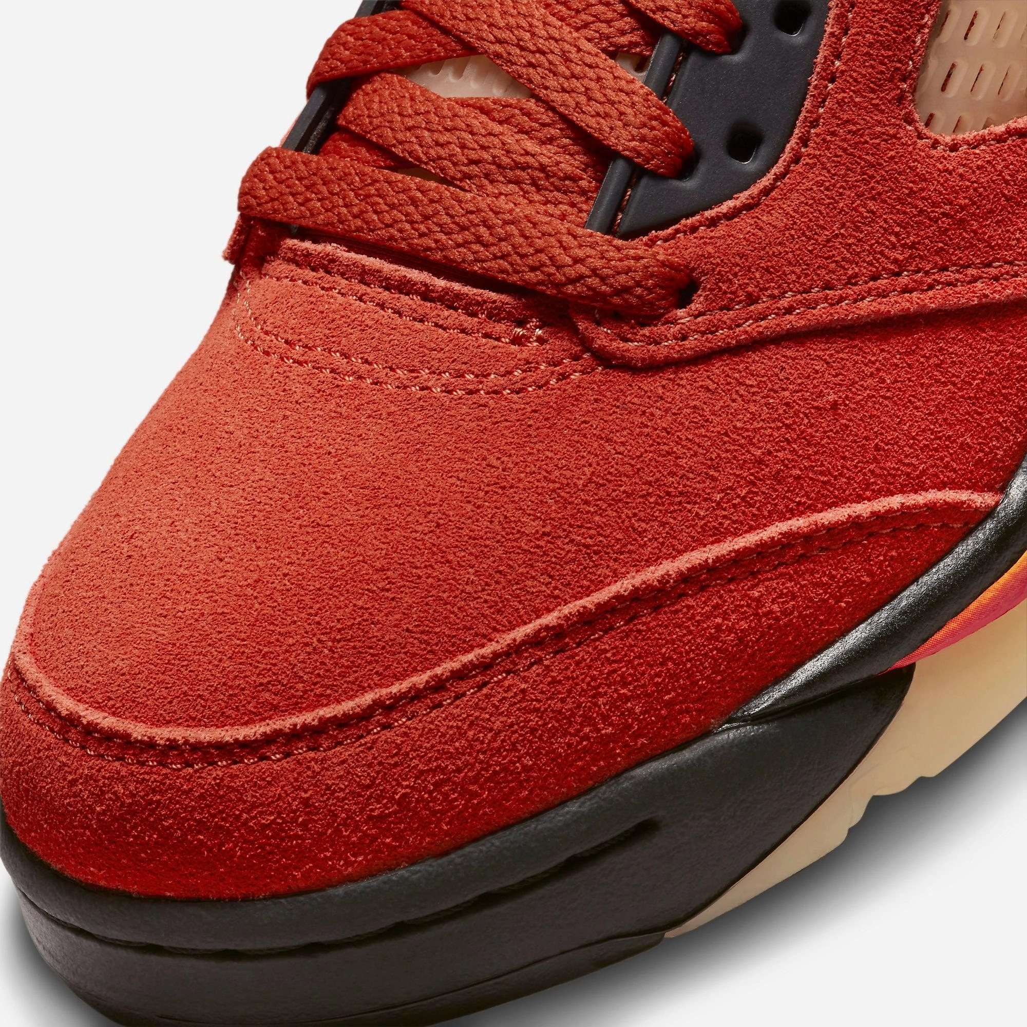 (Women's) Air Jordan 5 Retro 'Dunk on Mars for Her' (2023) DD9336-800 Air Jordan 5 Mesh Panel Basketball Shoes