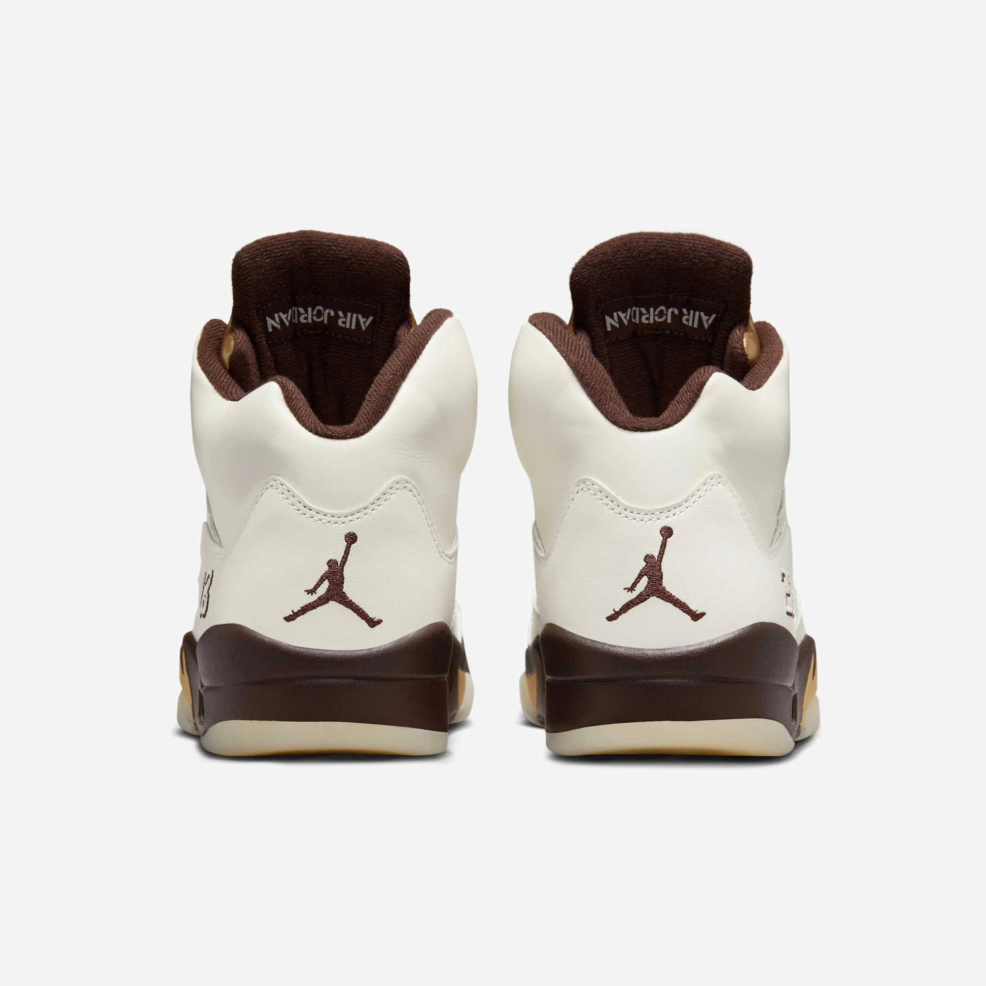 (Women's) Air Jordan 5 Retro 'Golden Ticket / Earth' (2025) DD9336-200 Air Jordan 5 Mesh Panel Basketball Shoes