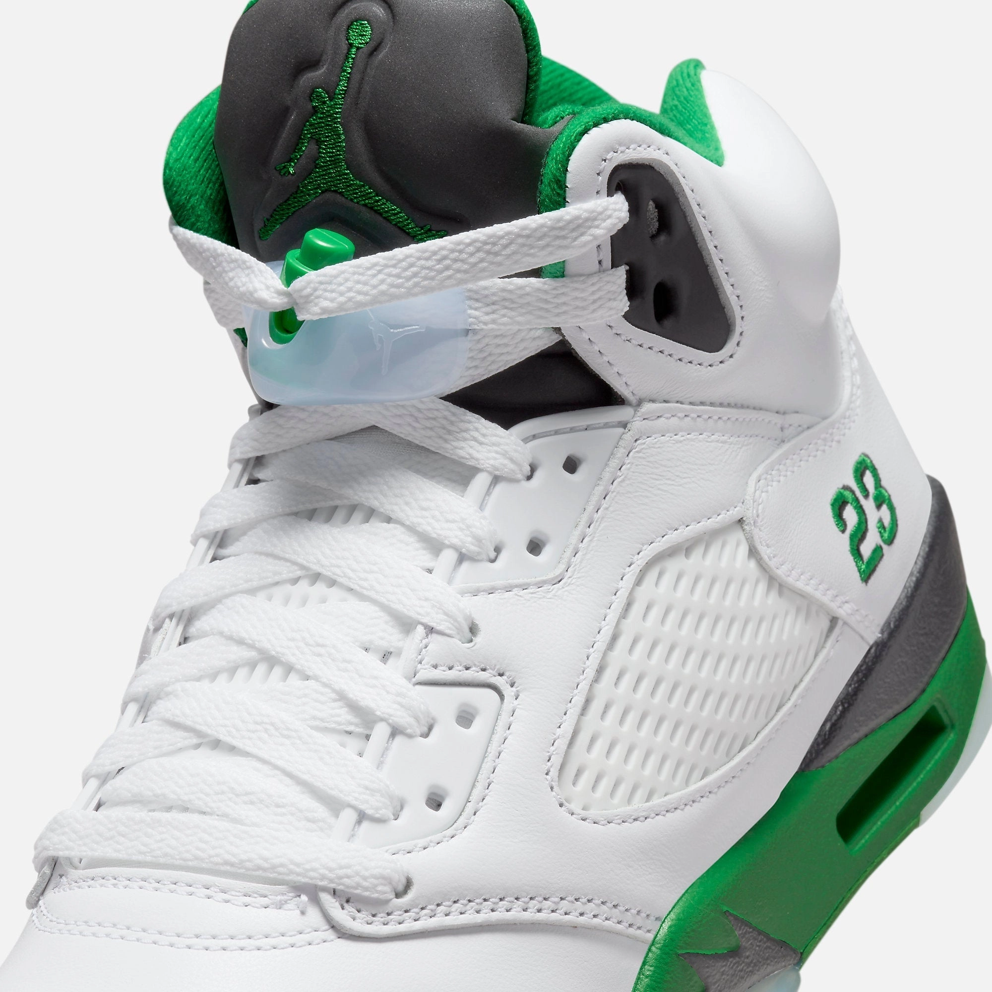 (Women's) Air Jordan 5 Retro 'Lucky Green / Boston Celtics' (2024) DD9336-103 Air Jordan 5 Mesh Panel Basketball Shoes