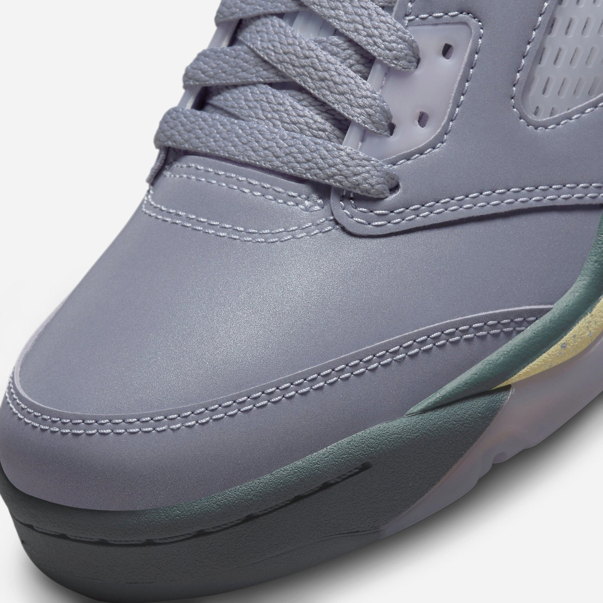 (Women's) Air Jordan 5 Retro Low 'Indigo Haze' (2023) FJ4563-500 Air Jordan 5 Mesh Panel Basketball Shoes