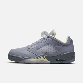 (Women's) Air Jordan 5 Retro Low 'Indigo Haze' (2023) FJ4563-500 Air Jordan 5 shoes with mesh panel details