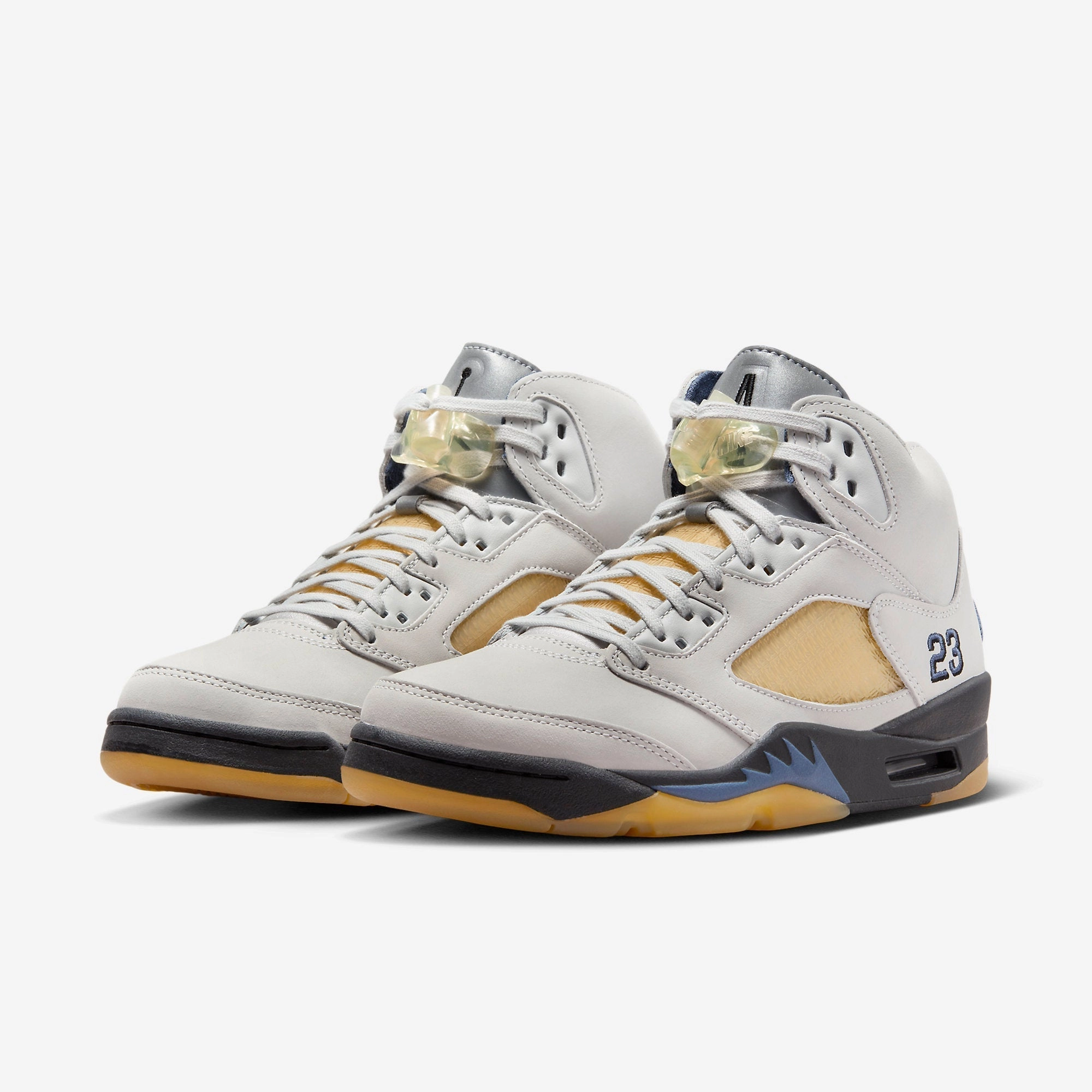 (Women's) Air Jordan 5 Retro x A Ma Manire 'Dawn' (2023) FZ5758-004 Air Jordan 5 Mesh Panel Basketball Shoes