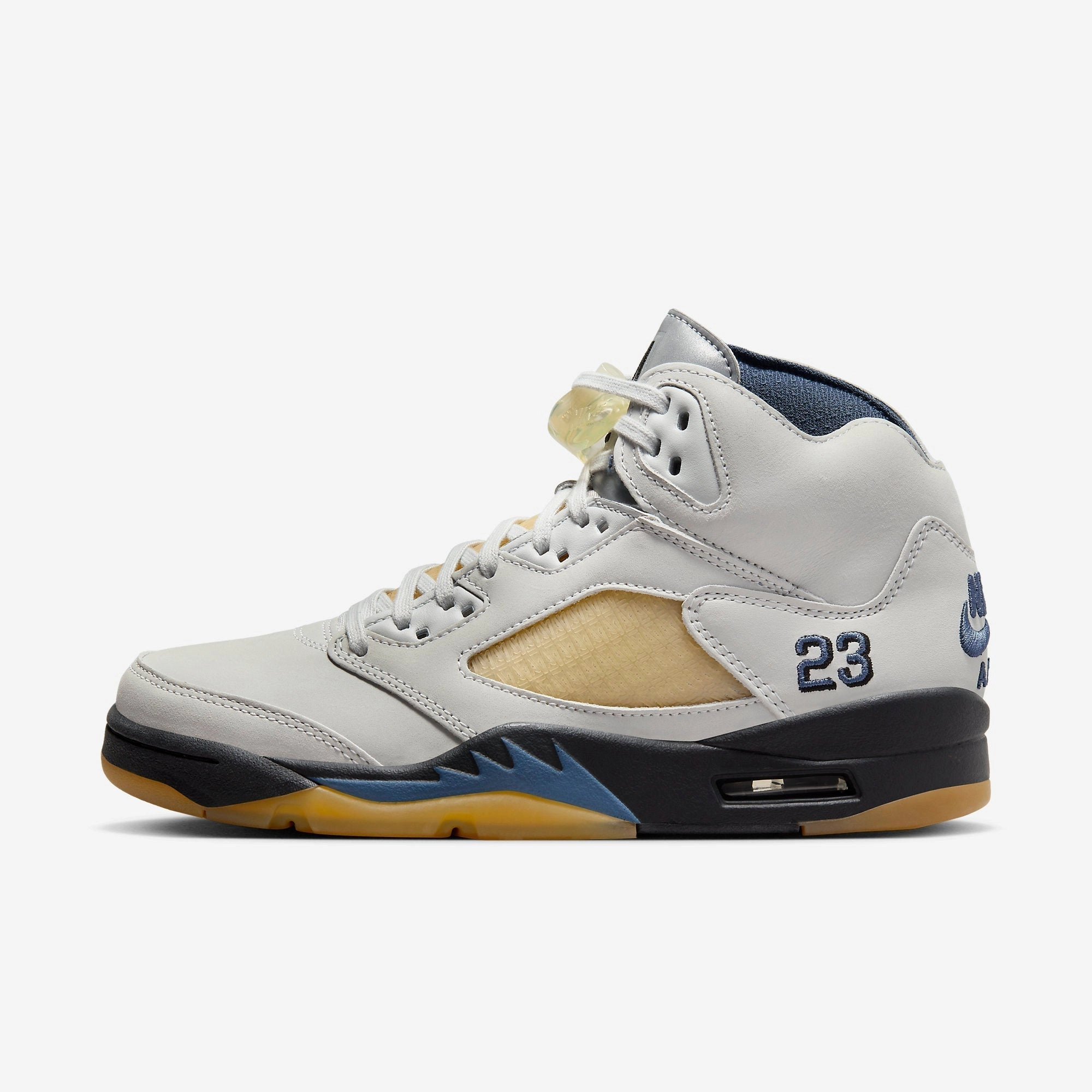 (Women's) Air Jordan 5 Retro x A Ma Manire 'Dawn' (2023) FZ5758-004 Air Jordan 5 shoes with mesh panel details
