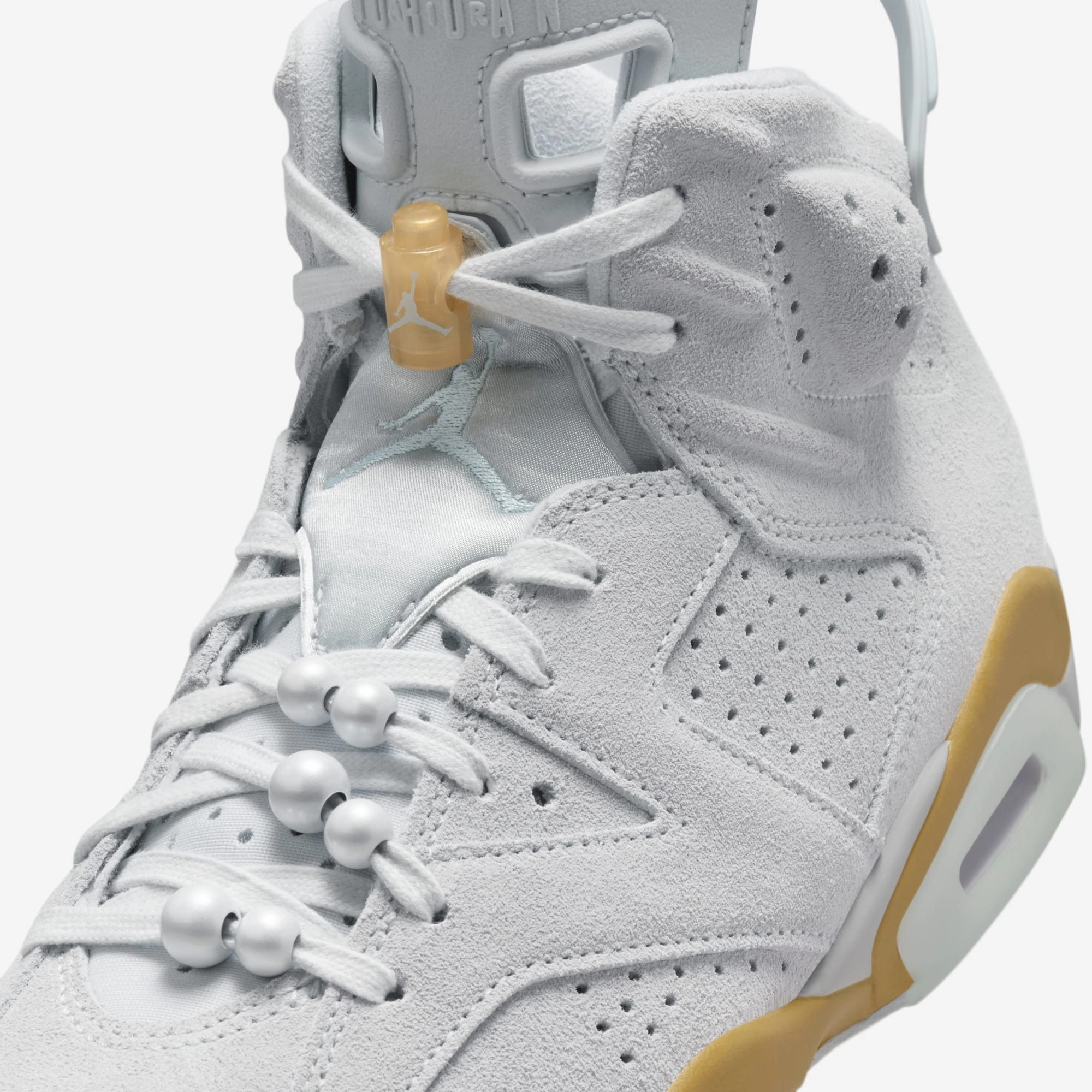 (Women's) Air Jordan 6 Retro Craft 'Pearl / Paris Olympics' (2024) DQ4914-074 Air Jordan 6 Classic High-Top Sneakers