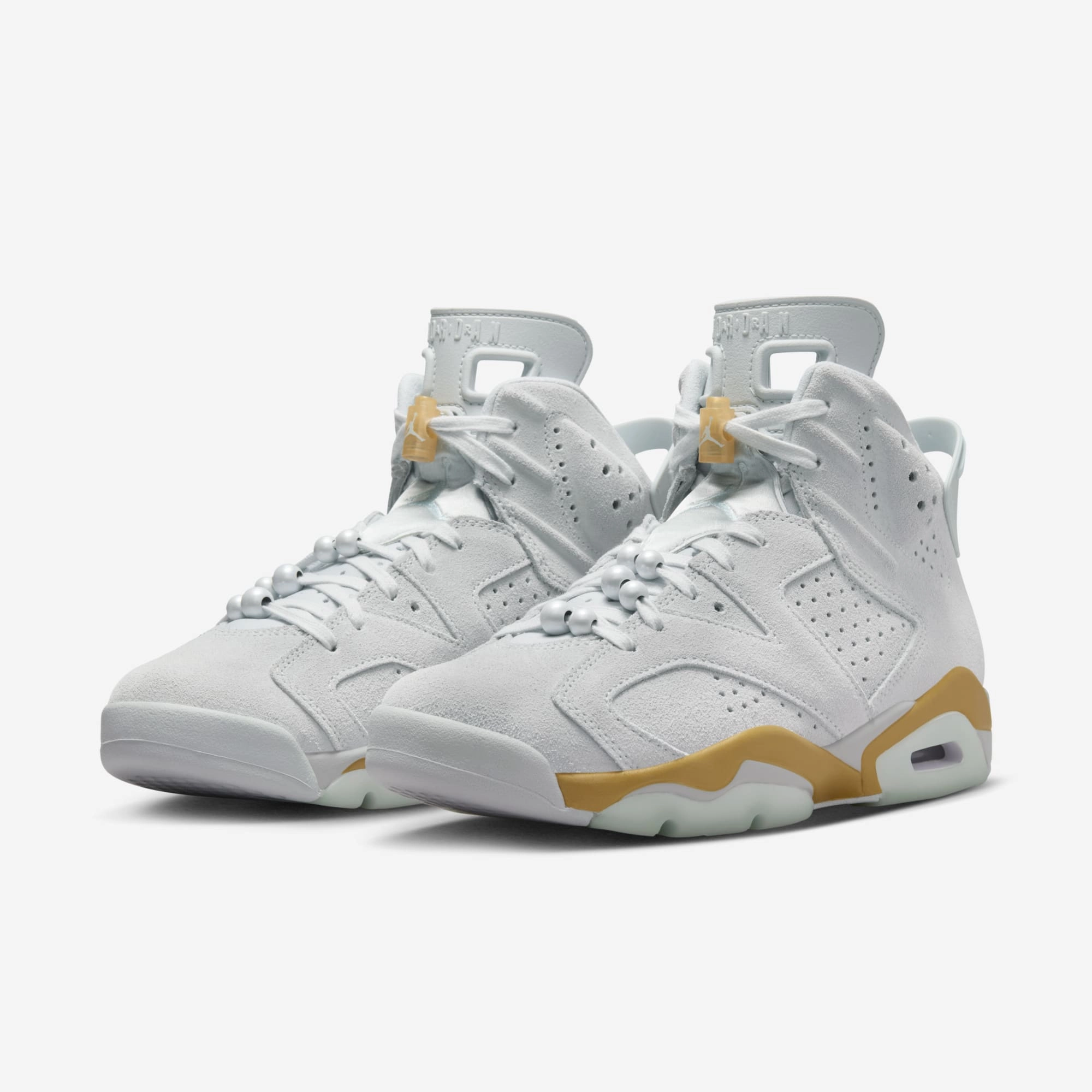 (Women's) Air Jordan 6 Retro Craft 'Pearl / Paris Olympics' (2024) DQ4914-074 Air Jordan 6 Classic High-Top Sneakers