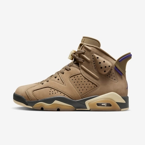 (Women's) Air Jordan 6 Retro GTX x GORE-TEX 'Brown Kelp' (2023) FD1643-300 Air Jordan 6 high-top shoes for hoop fans