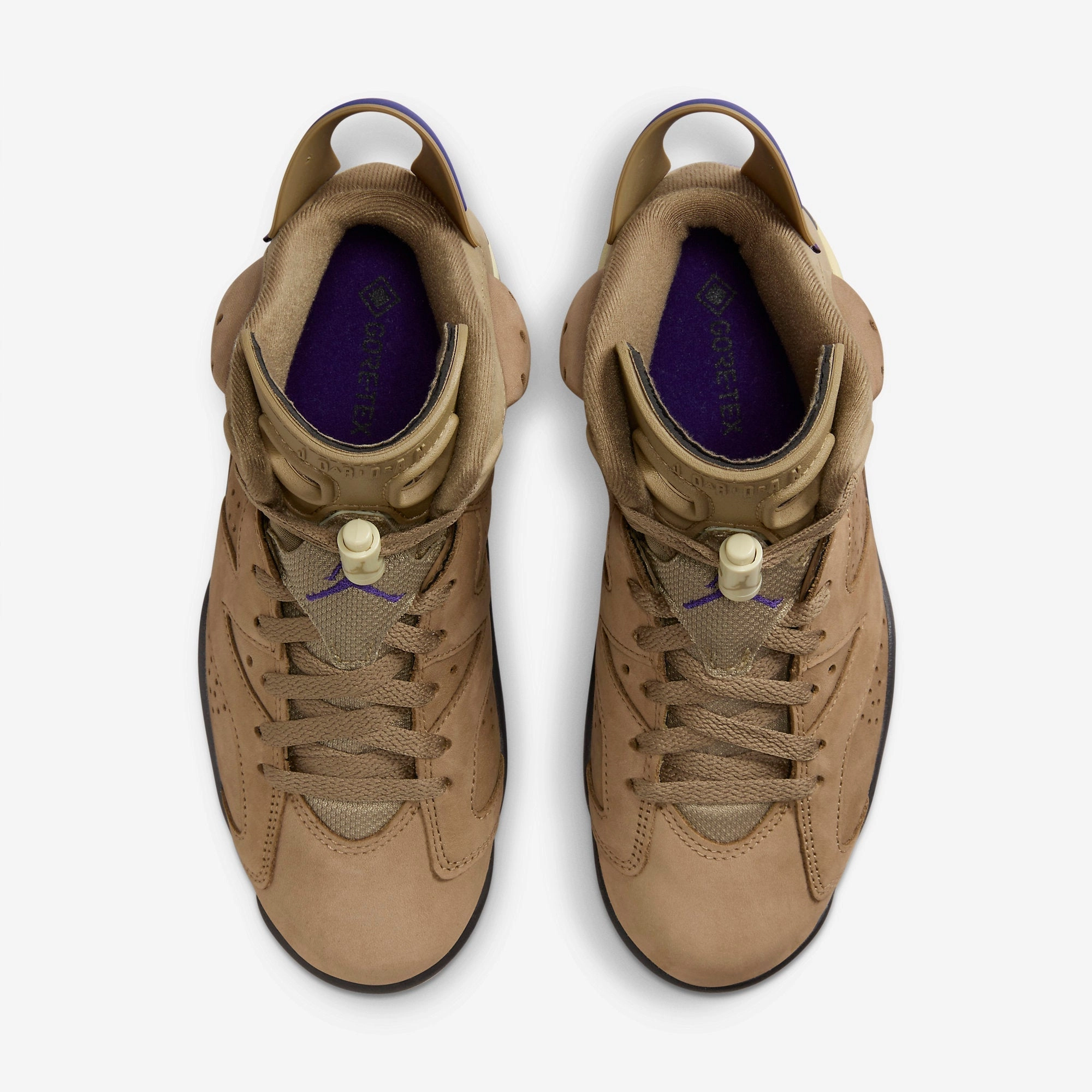 (Women's) Air Jordan 6 Retro GTX x GORE-TEX 'Brown Kelp' (2023) FD1643-300 Air Jordan 6 Classic High-Top Sneakers