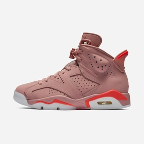 (Women's) Air Jordan 6 Retro NRG x Aleali May 'Millennial Pink' (2019) CI0550-600 Air Jordan 6 high-top shoes for hoop fans