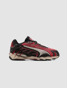 A$AP ROCKY INHALE DISTRESSED CANVAS "BLACK/POP RED" Puma footwear options