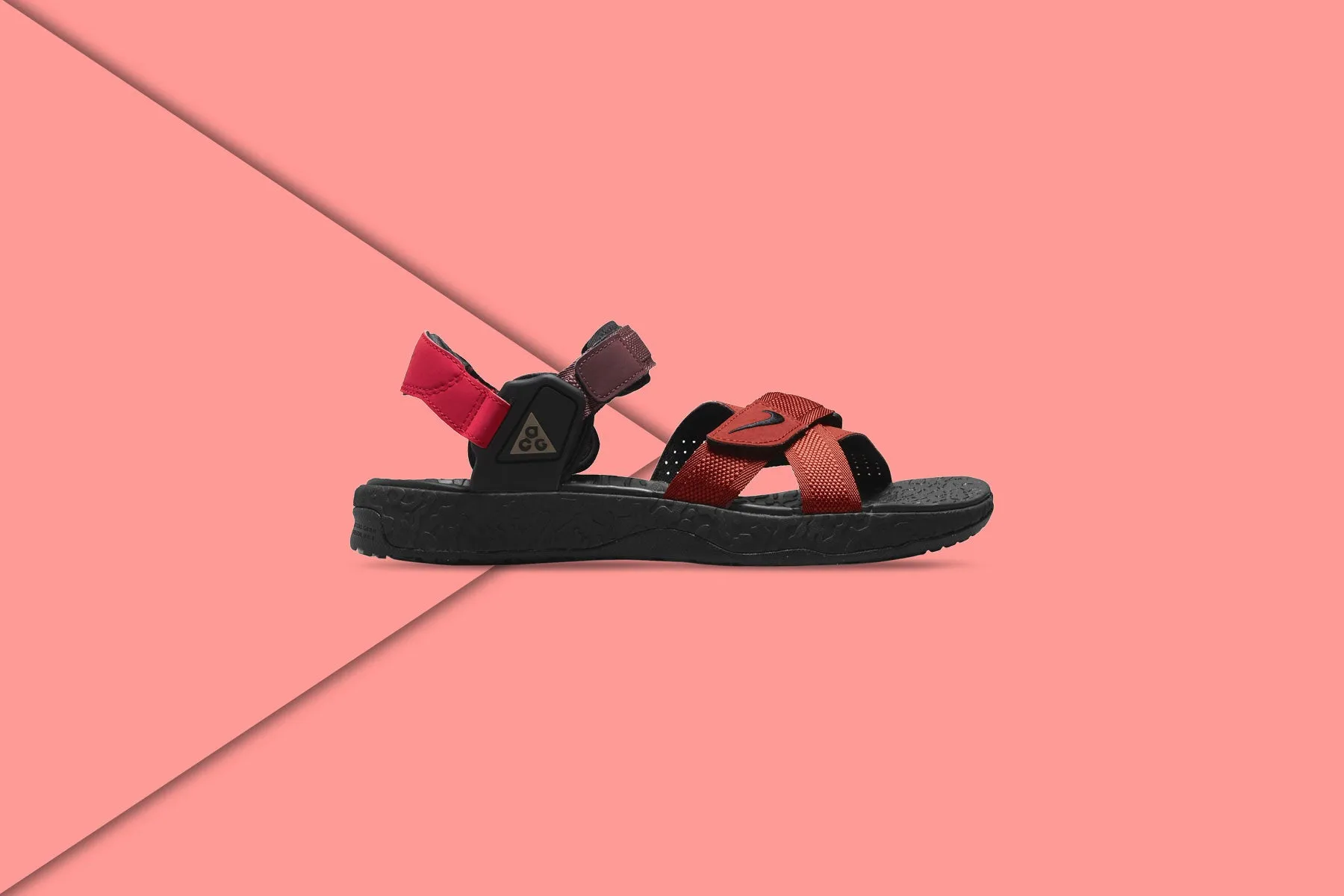 ACG Air Deschutz   Sandals - Redstone/Black Nike Cushioned Mesh Sneakers