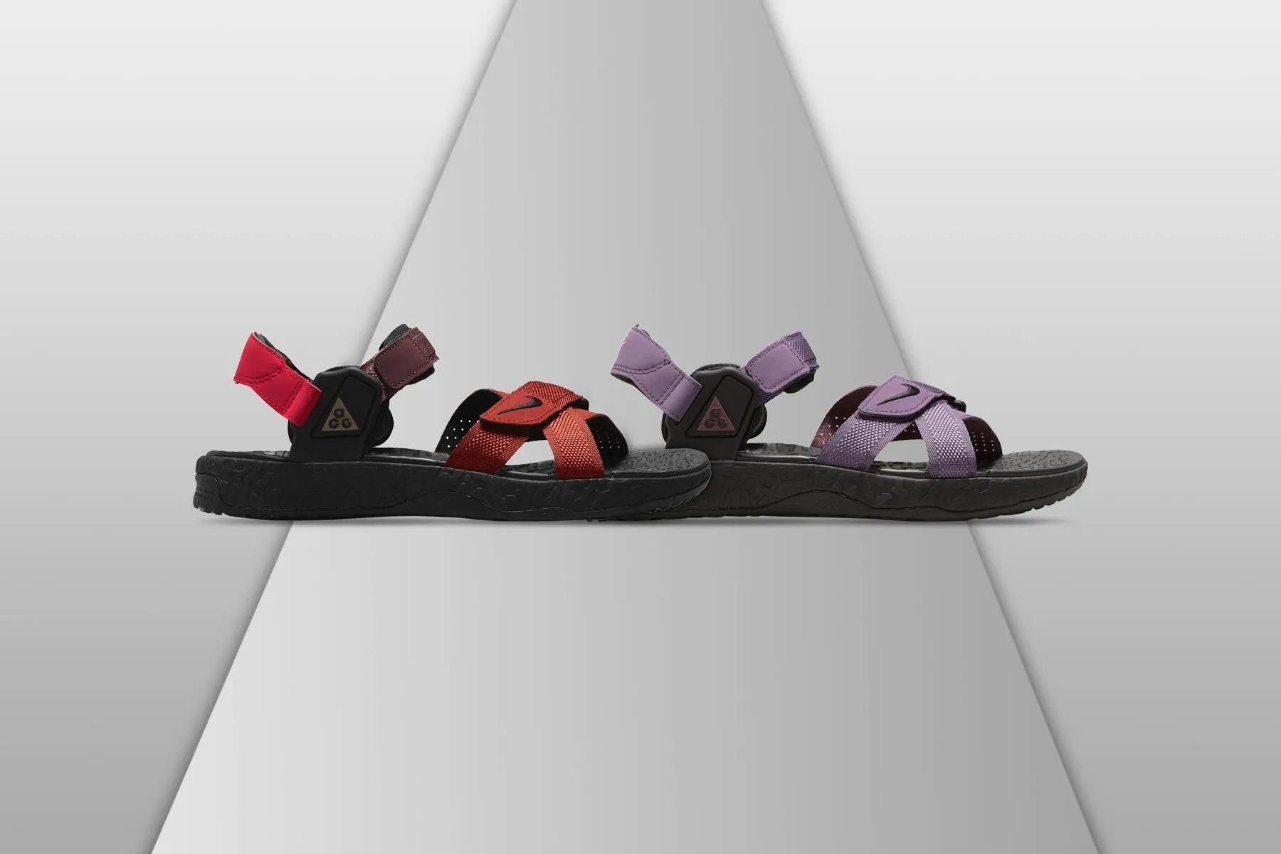 ACG Air Deschutz   Sandals - Redstone/Black Nike Cushioned Mesh Sneakers