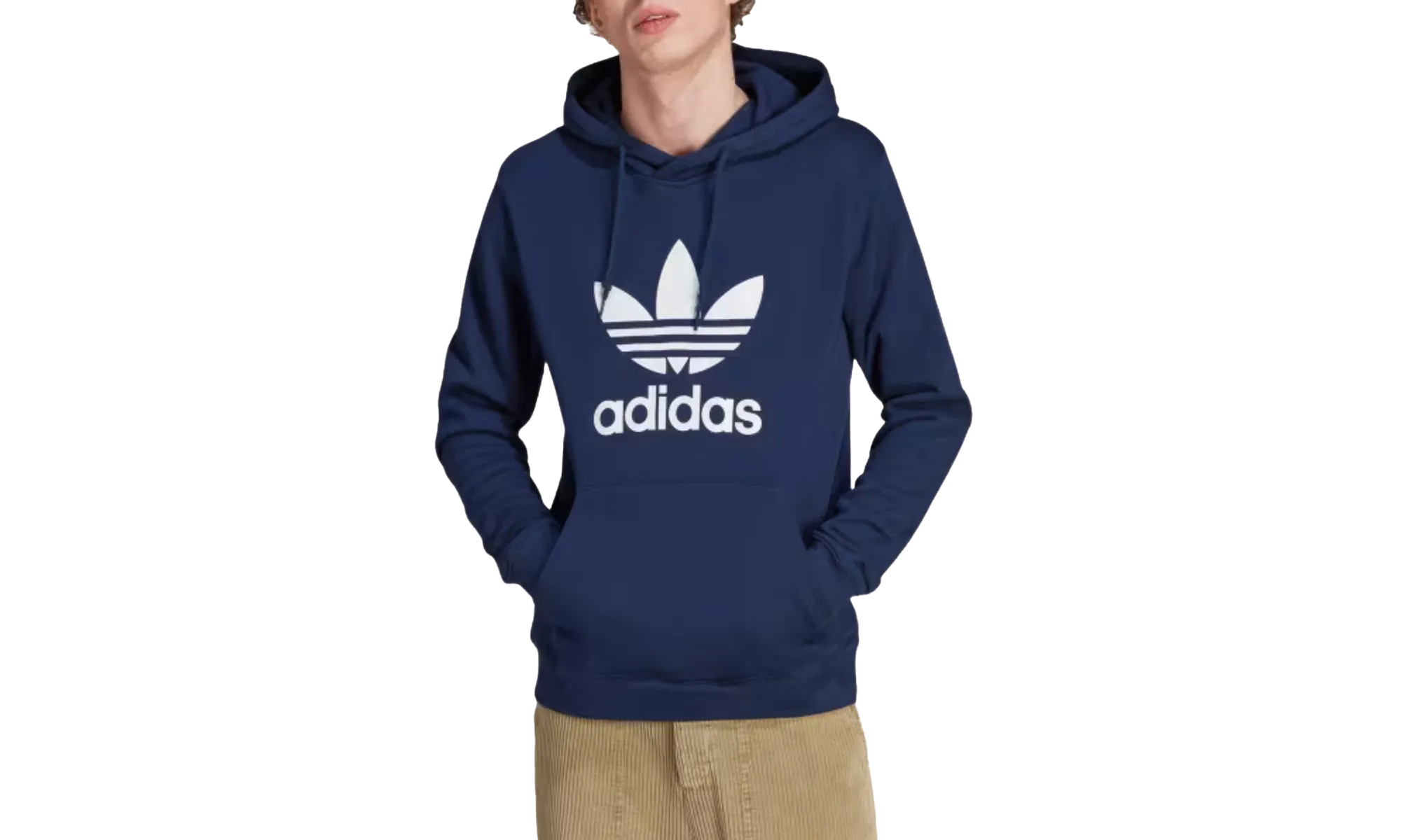 Adicolor Classics Trefoil Hoodie "NIGHT INDIGO" adidas casual mens footwear