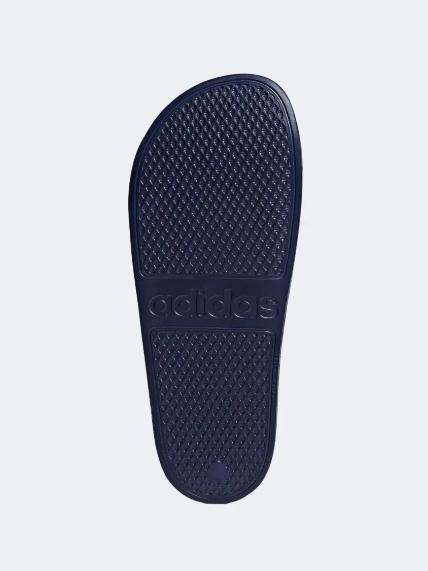 Adidas Adilette Aqua Men Swim Slippers Dark Blue Mens Casual Everyday Sneakers