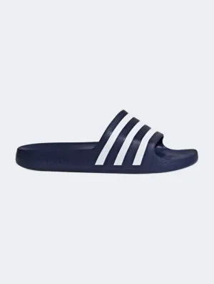Adidas Adilette Aqua Men Swim Slippers Dark Blue Mens shoes for everyday urban style