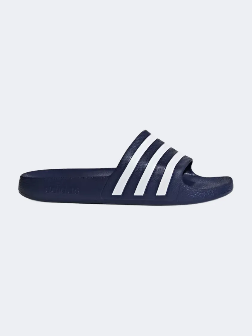 Adidas Adilette Aqua Men Swim Slippers Dark Blue Mens shoes for everyday urban style