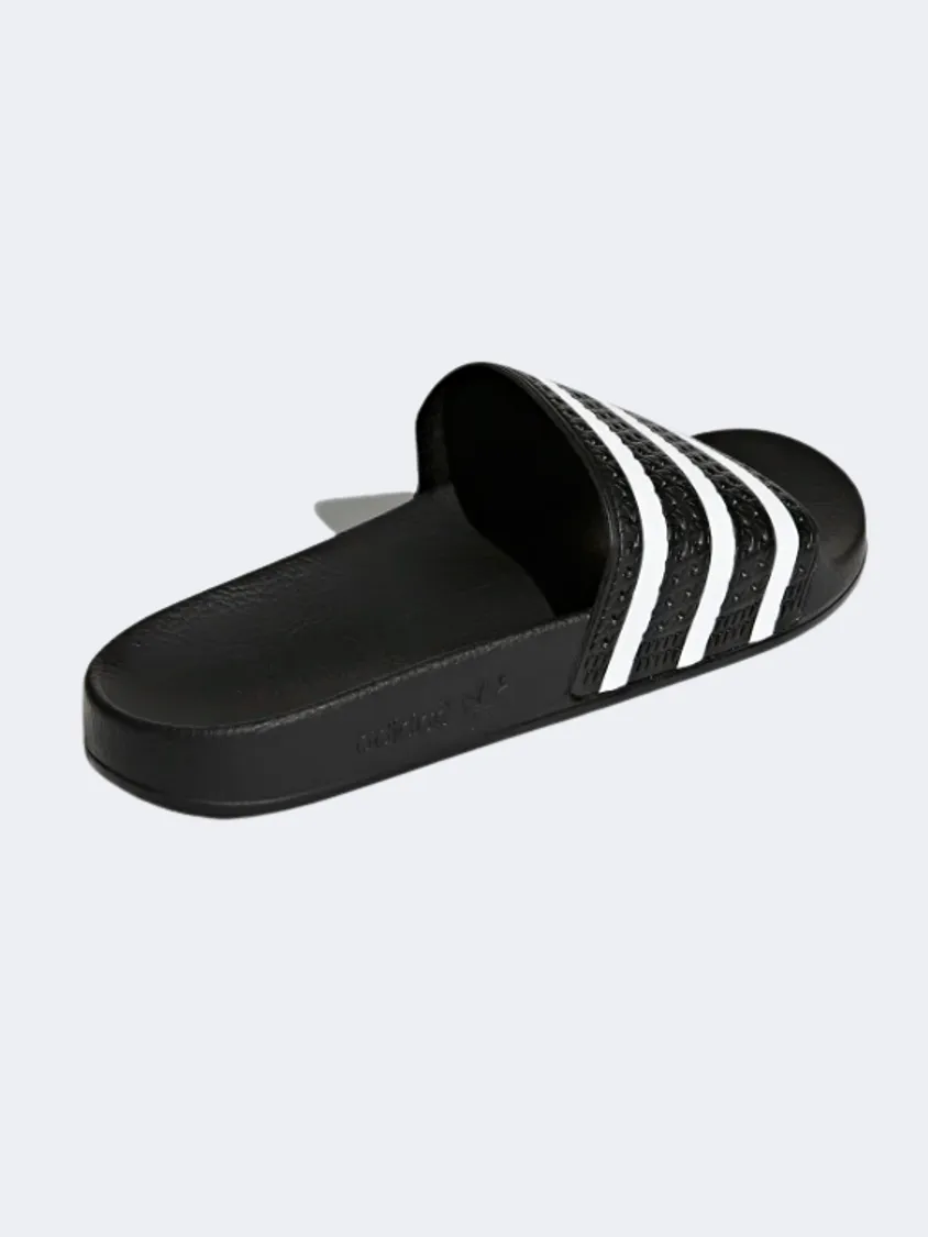 Adidas Adilette Men Original Slippers Black/White Mens Casual Everyday Sneakers
