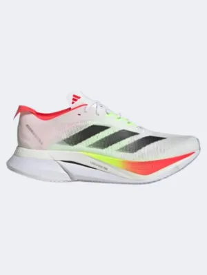 Adidas Adizero 12 Boston Men Running Shoes White/Black/Red Essential mens casual shoes for comfort