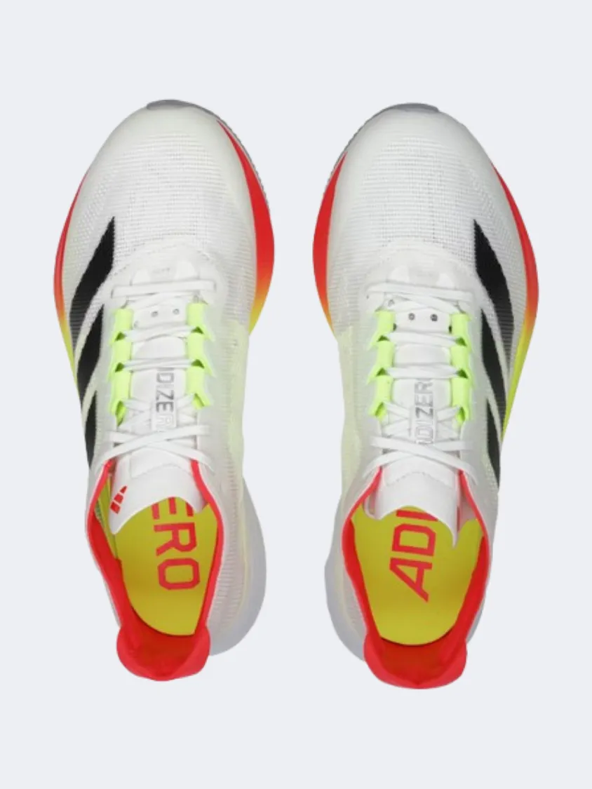 Adidas Adizero 12 Boston Men Running Shoes White/Black/Red Mens Urban Style Comfort Shoes