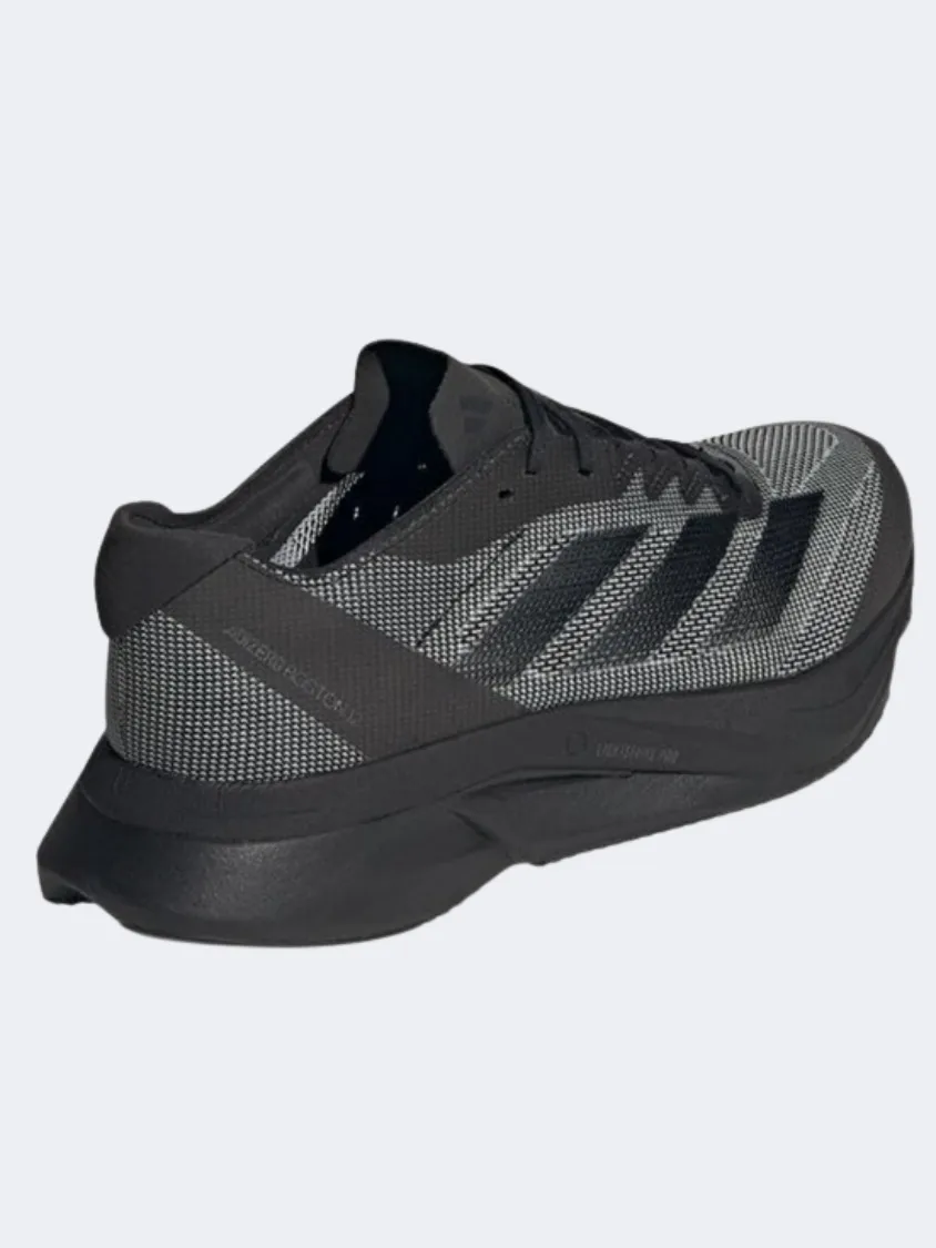 Adidas Adizero Boston 12 Men Running Shoes Black/Carbon Mens Casual Everyday Sneakers