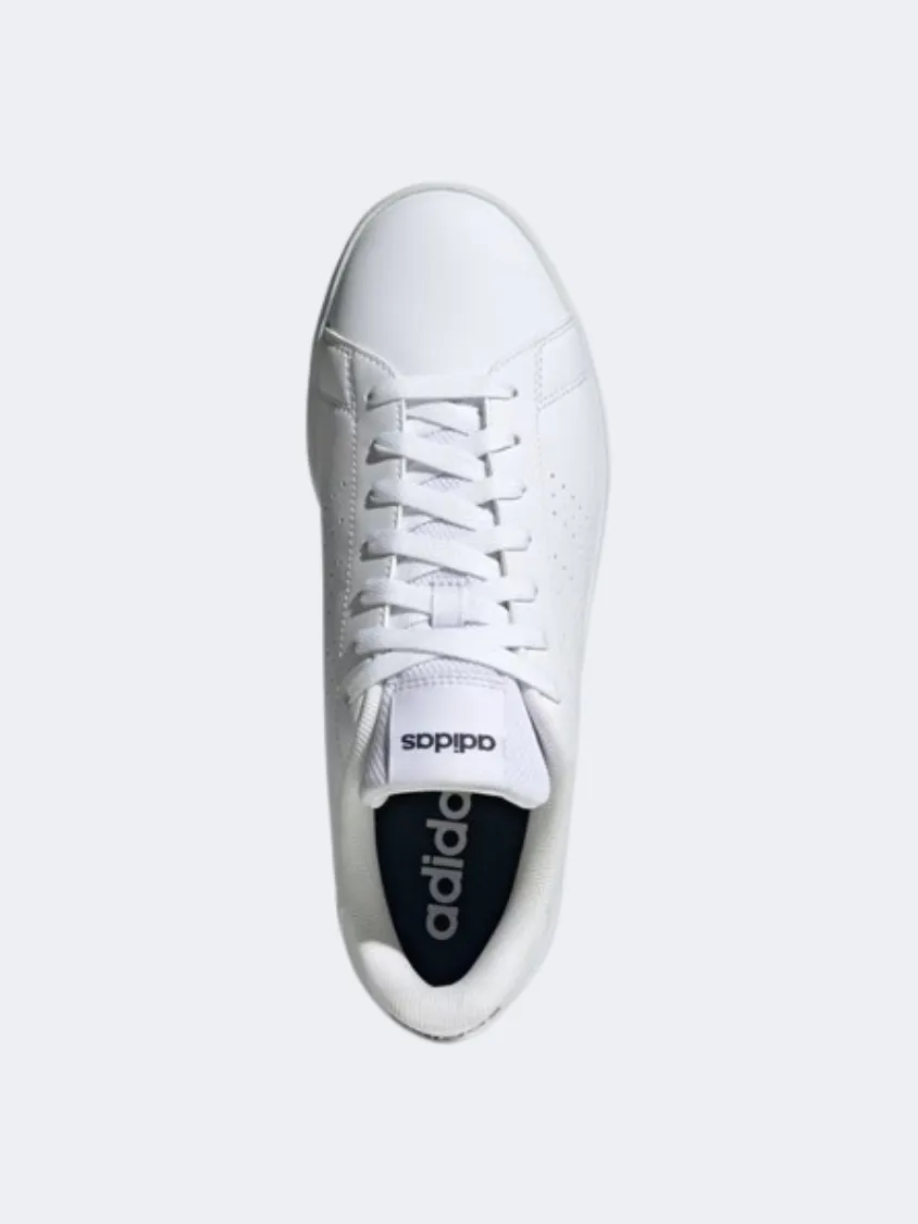 Adidas Advantage Base 2 Men Sportswear Shoes White/Shadow Navy Mens Urban Style Comfort Shoes