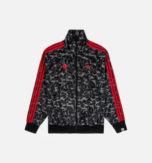 Adidas Clothing Bape x Adidas All Over Print Mens Track Top - Black