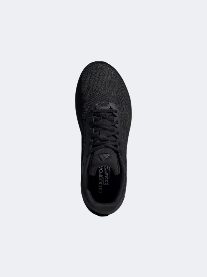 Adidas Cloudfoam Go Men Sportswear Shoes Black/Lucid Blue Mens Casual Everyday Sneakers