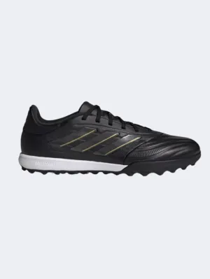 Adidas Copa Pure 2 League Men Turf Shoes Black/Carbon/Gold Mens shoes for everyday urban style