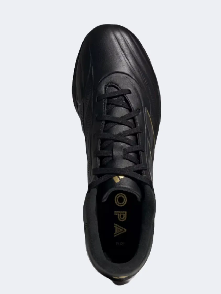 Adidas Copa Pure 2 League Men Turf Shoes Black/Carbon/Gold Mens Casual Everyday Sneakers