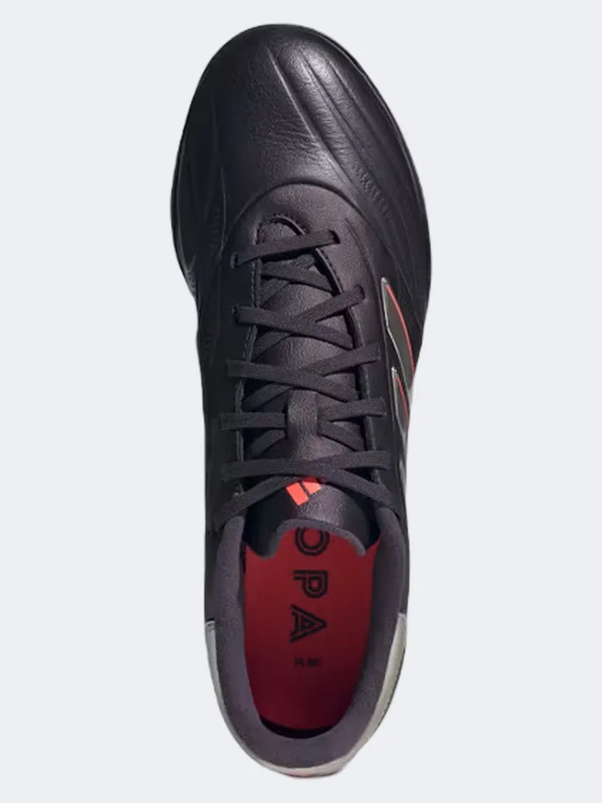 Adidas Copa Pure 2 League Men Turf Shoes Black/Platinum/Turbo Mens Urban Style Comfort Shoes