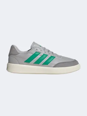 Adidas Courtblock Men Sportswear Shoes Green/Grey Essential mens casual shoes for comfort