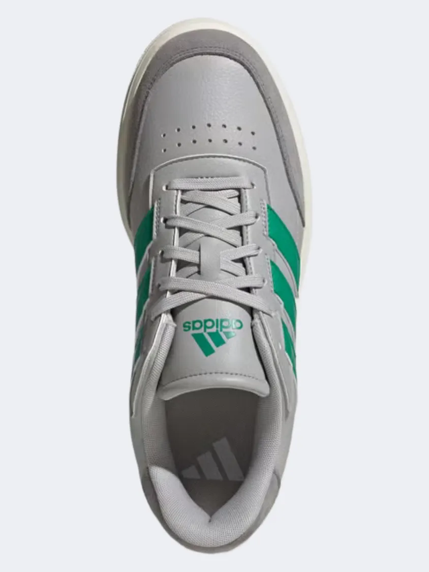 Adidas Courtblock Men Sportswear Shoes Green/Grey Mens Urban Style Comfort Shoes
