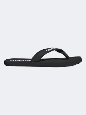 Adidas Eezay Men Sportswear Slippers Black/White Essential mens casual shoes for comfort