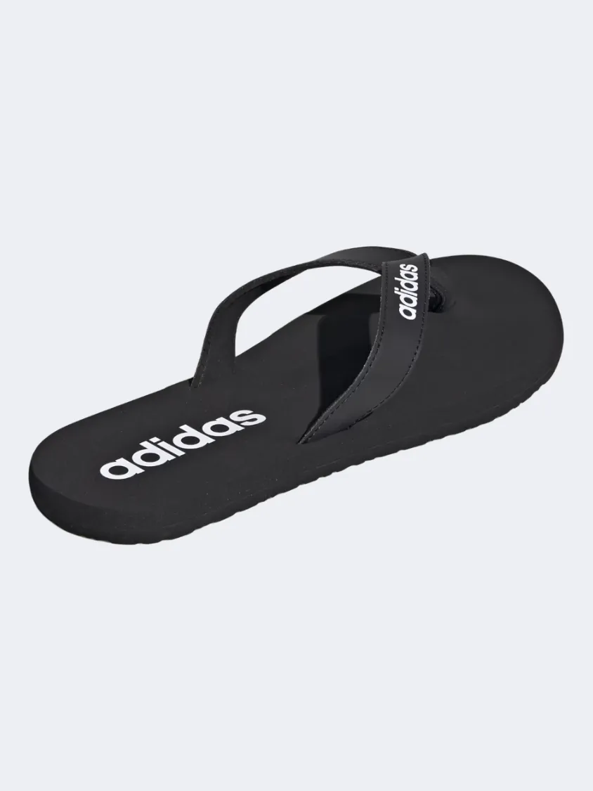 Adidas Eezay Men Sportswear Slippers Black/White Mens Urban Style Comfort Shoes