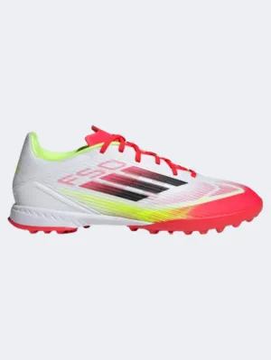 Adidas F 50 League Tf Men Football Shoes White/Black/Yellow Essential mens casual shoes for comfort