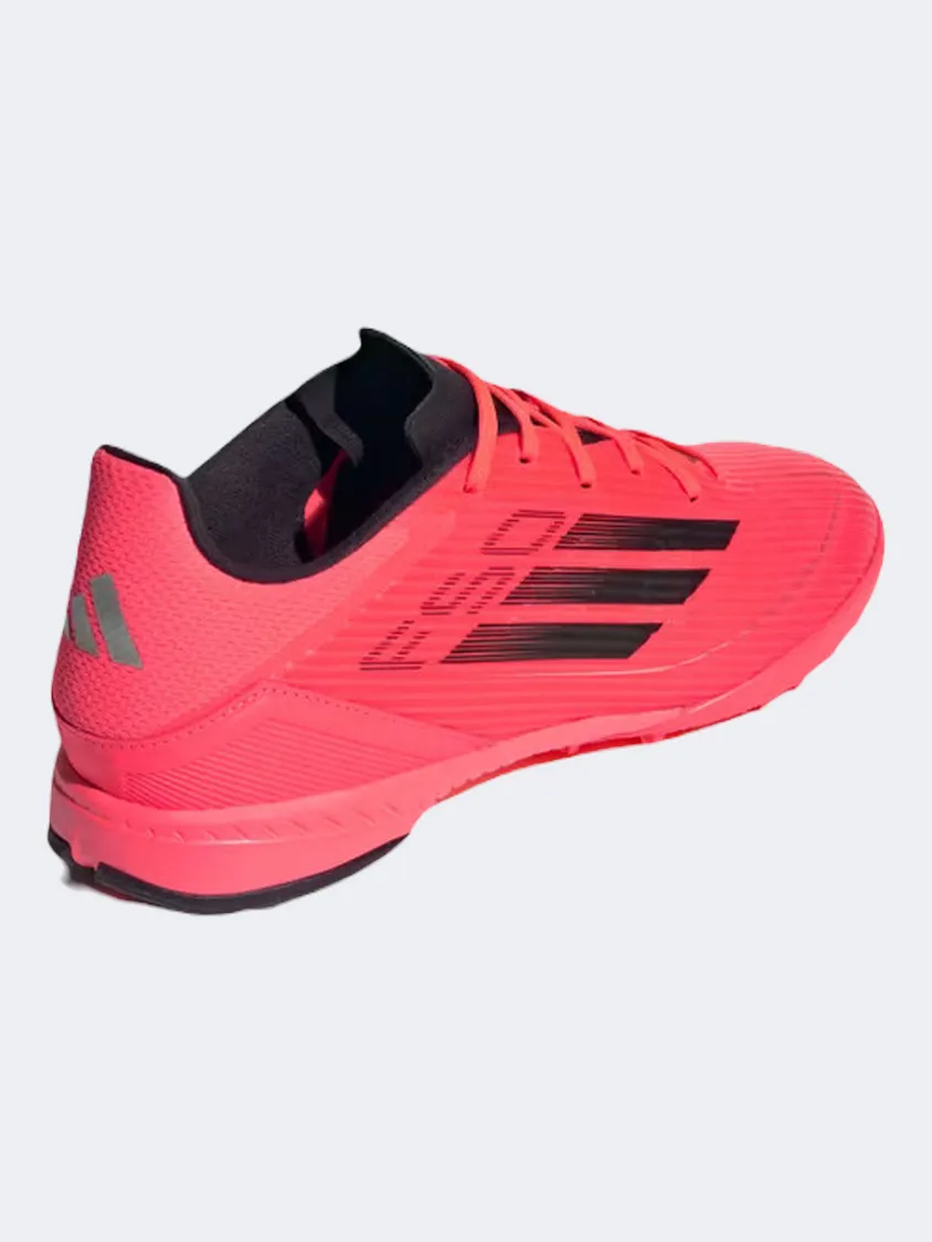 Adidas F50 League Tf Men Turf Shoes Turbo/Black/Platinum Mens Urban Style Comfort Shoes