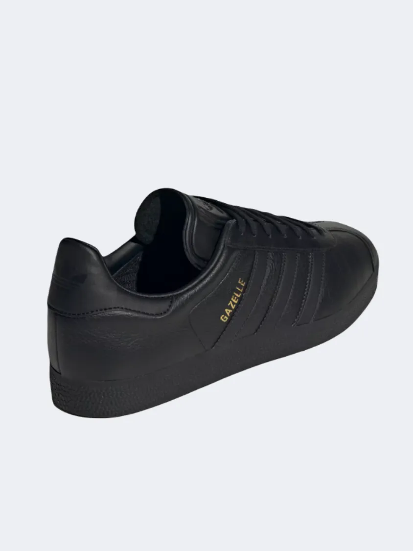 Adidas Gazelle Men Original Shoes Black/Gold Mens Casual Everyday Sneakers