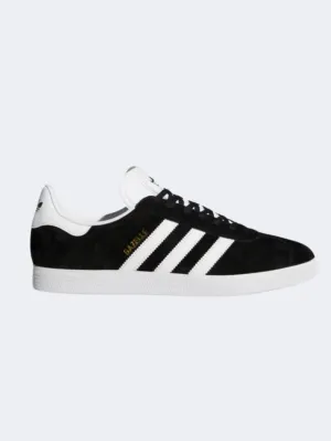 Adidas Gazelle Men Original Shoes Black/White/Gold Mens shoes for everyday urban style