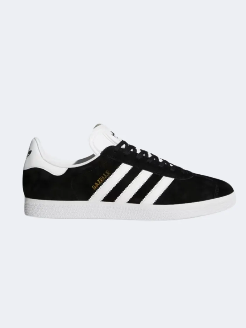 Adidas Gazelle Men Original Shoes Black/White/Gold Mens shoes for everyday urban style