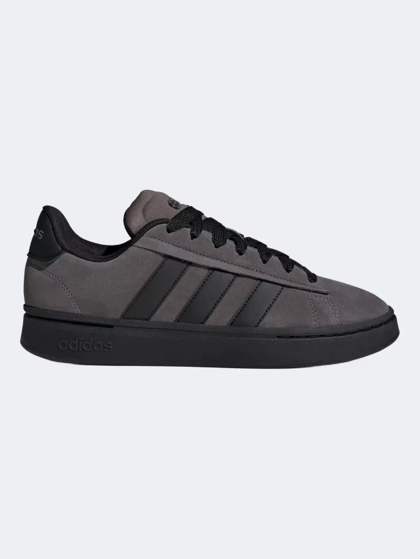 Adidas Grand Court Alpha 0 Men Sportswear Shoes Charcoal/Black Essential mens casual shoes for comfort