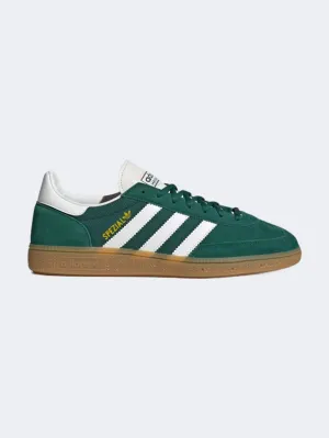 Adidas Handball Spezial Men Original Shoes Green/White Essential mens casual shoes for comfort
