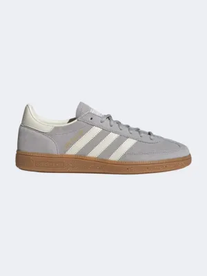 Adidas Handball Spezial Men Original Shoes Grey/Cream White Essential mens casual shoes for comfort