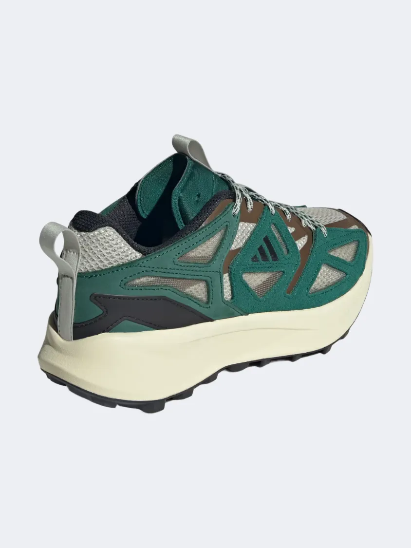Adidas Kantai Trail Men Sportswear Shoes Grey/Black/Green Mens Urban Style Comfort Shoes