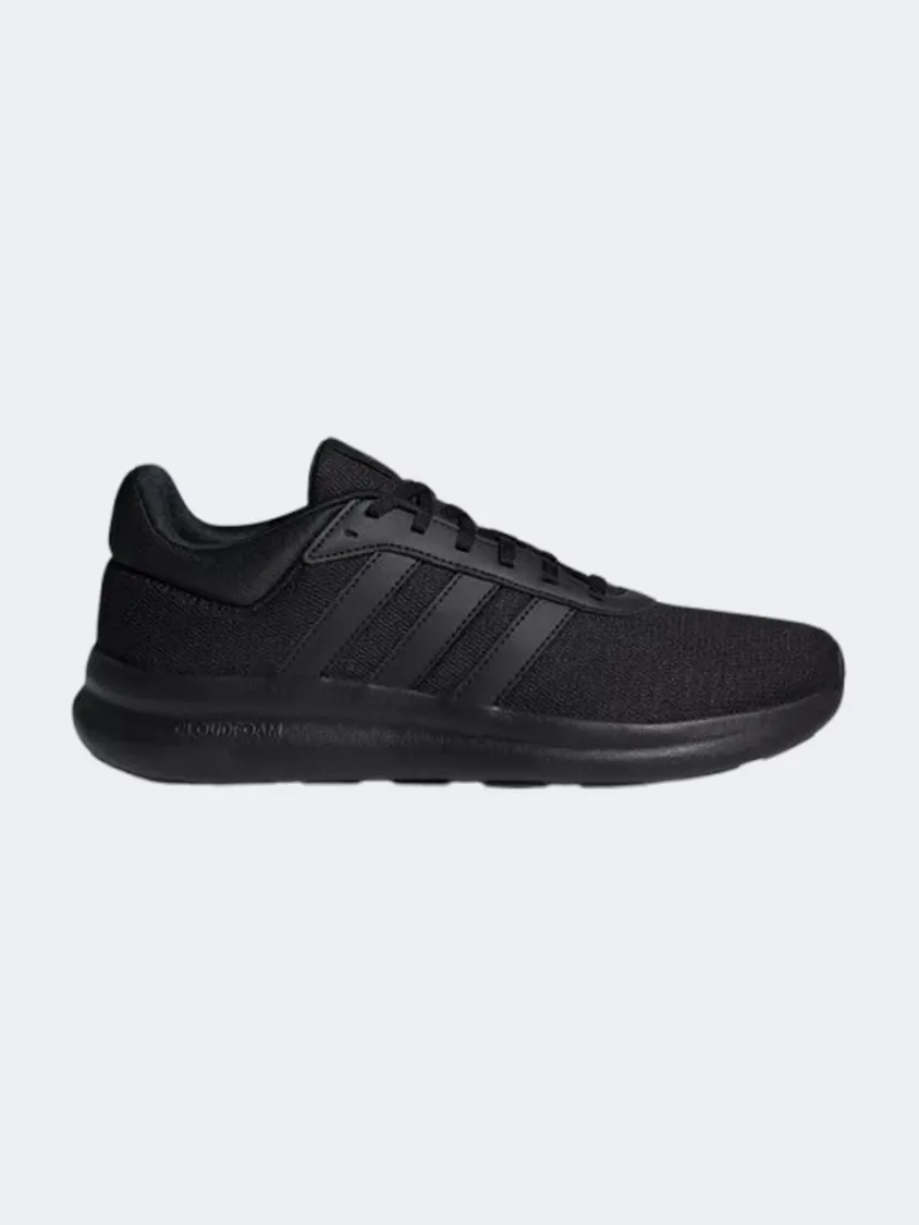 Adidas Lite Racer 4 Men Sportswear Shoes Black/Grey Essential mens casual shoes for comfort