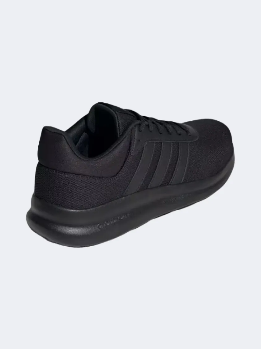 Adidas Lite Racer 4 Men Sportswear Shoes Black/Grey Mens Urban Style Comfort Shoes