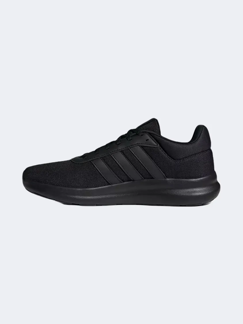 Adidas Lite Racer 4 Men Sportswear Shoes Black/Grey Mens Urban Style Comfort Shoes