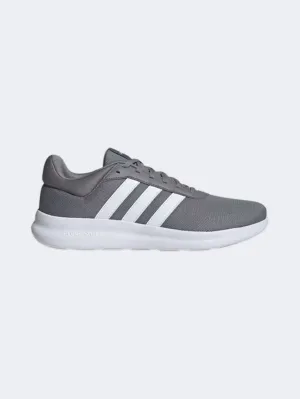 Adidas Lite Racer 4 Men Sportswear Shoes Grey/White Essential mens casual shoes for comfort