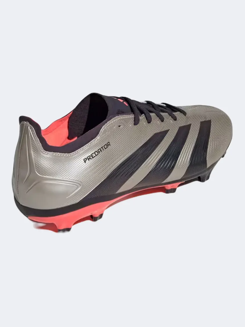 Adidas Predator League Fg Men Football Shoes Platinum/Black/Turbo Mens Urban Style Comfort Shoes