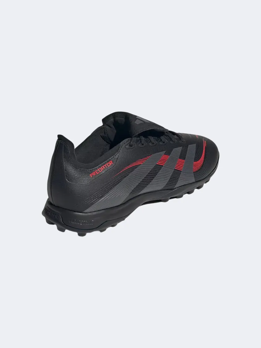 Adidas Predator League Fold Over Tongue Men Football Shoes Black/Grey/Red Mens Urban Style Comfort Shoes