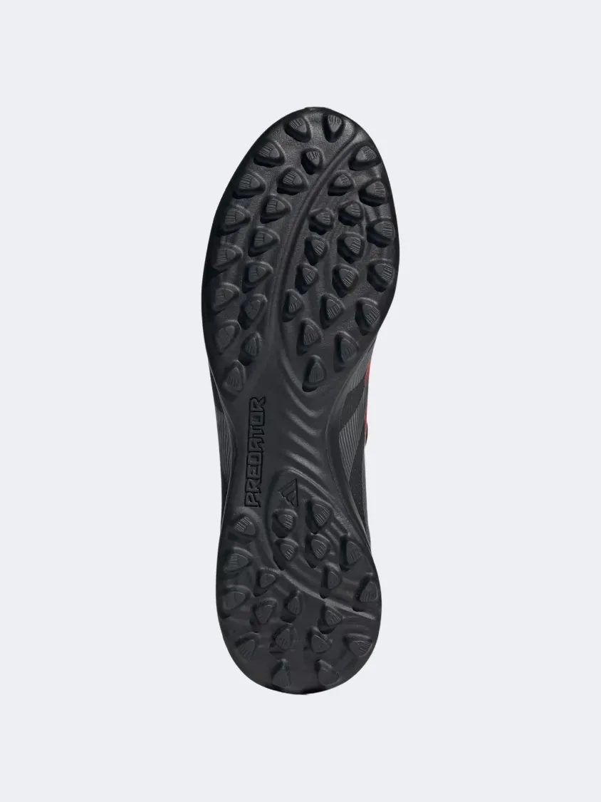 Adidas Predator League Fold Over Tongue Men Football Shoes Black/Grey/Red Mens Urban Style Comfort Shoes